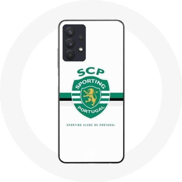 Funda - Maniacase - Samsung Galaxy A32 5G - Sporting Portugal - Flexible - Blanca Blanco-image