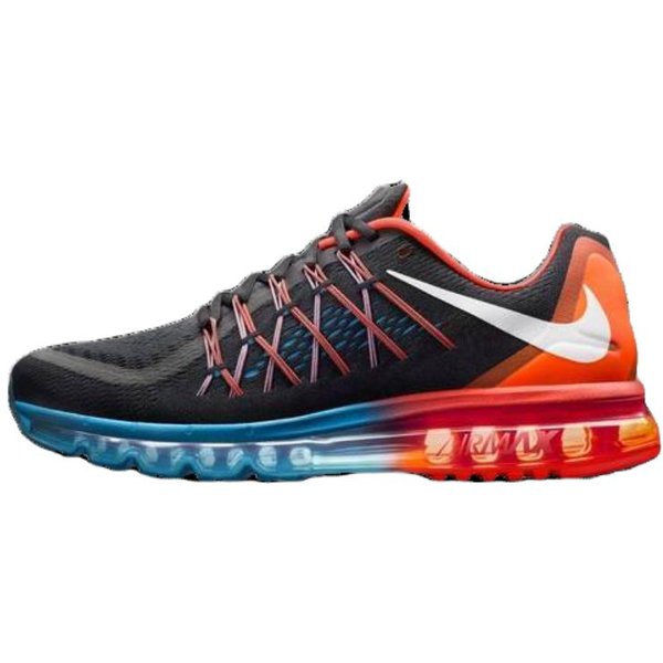 Nike Air Max 2015 Negro Carmesí Brillante Zapatillas Para Hombre Azul Laguna Blanco 698902-006 42.5 Black-image