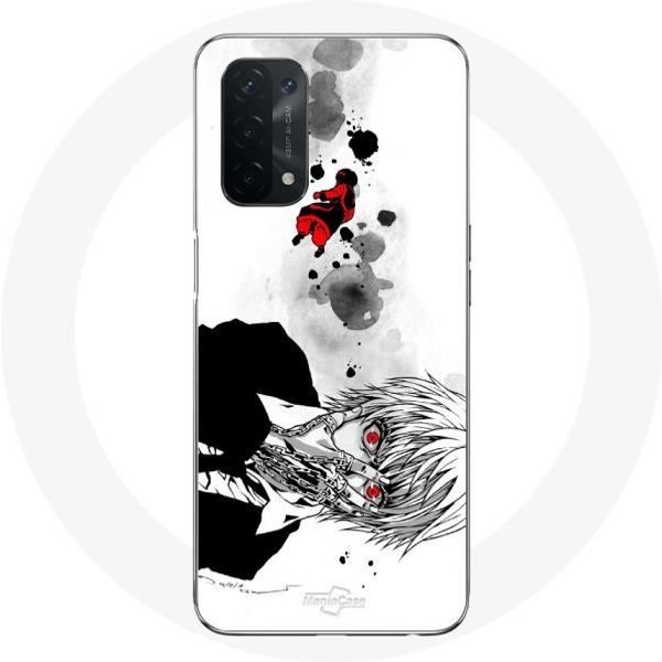 Funda Para Oppo A74 5G - Maniacase - Anime Kurapika - Flexible - Mixta - Blanca-image