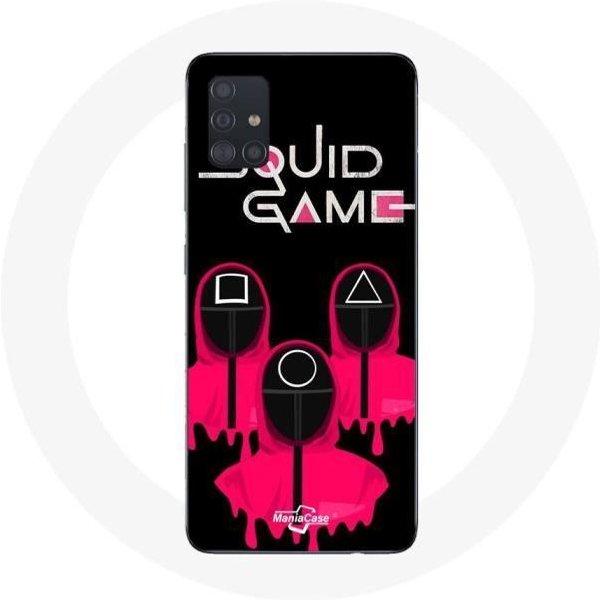 Funda Para Samsung Galaxy A71 El Juego Del Calamar MáScaras Cuadrada TriáNgulo Y CíRculo-image
