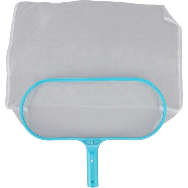 Red Skimmer Para Piscina Para Limpiar Piscina Estanque Con Bolsa De Red De Malla De Nailon Verde Fina Profunda RáPido White-image