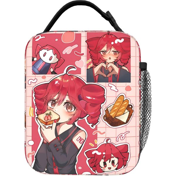 Torba Na Lunch Kasane Teto TęCzowa Sukienka Anime Piknik Na śWieżYm Powietrzu PudełKo Na Lunch Dla MężCzyzn Codzienna PrzenośNa Designerska Torba Tote Torby Na Jedzenie One Size-image