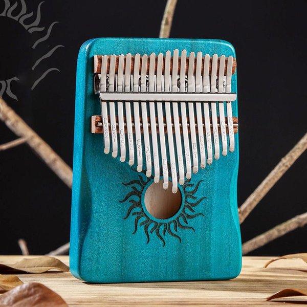 Hluru 21-Klawiszowa Kalimba Z Klonu 17-Klawiszowa Kalimba Z Otworem Rezonansowym Mbira Dla PocząTkująCych Instrument Muzyczny White-image