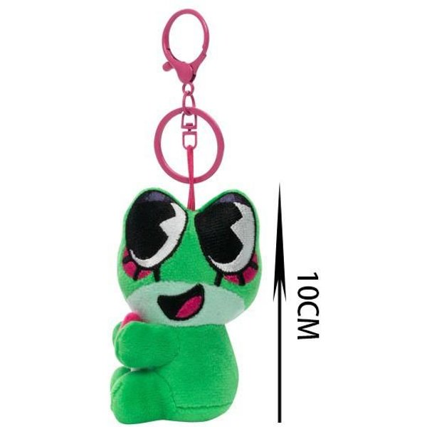 Pluszowa Lalka ŻAba Ribbit 25 Cm Zabawka Postać Z KreskóWki Pluszak MięKka Wypchana Lalka Lalka ZwierząTko Kawaii WystróJ Pokoju Kolekcjonerski Prezent Dla Fana Black-image