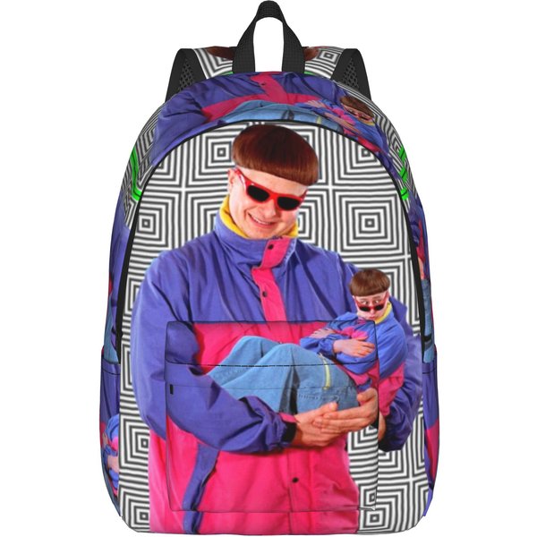 RIP Oliver Tree 1993-2026 Mochila Para Hombre Mujer Genial Estudiante Senderismo Viaje Mochila De DíA Bolso De Hombro Para PortáTil Ordenador Deportes 14 Inches-image
