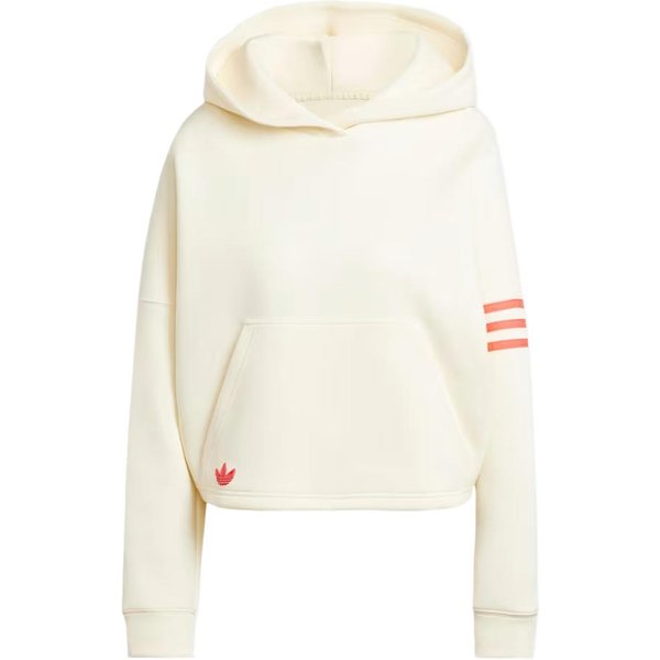 Adidas Originals Bluza Neuclassics Modna Wygodna Prosta Wszechstronna LuźNa Z DłUgim RęKawem Bluza Damska Bluzy Ecru JI8502 L Beige-image