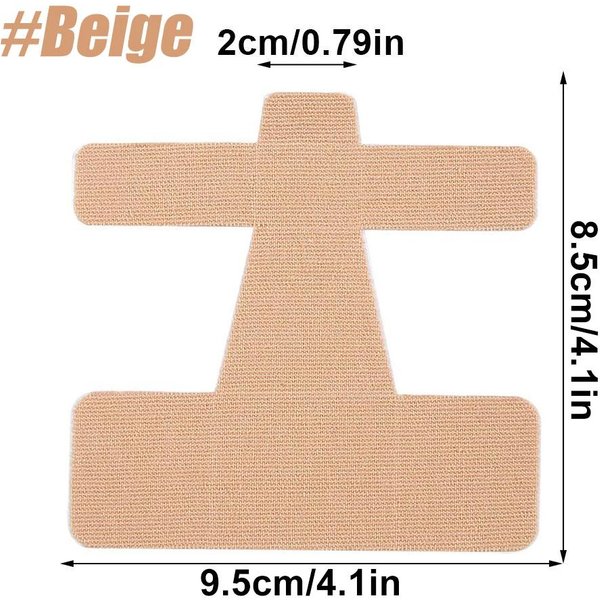 10 Piezas Cinta Correctora De Juanetes Precortada Soporte Para Dedo Gordo Del Pie Para Hallux Valgus Transpirable HipoalergéNica Cinta KinesiolóGica Para Hombres Mujeres-image