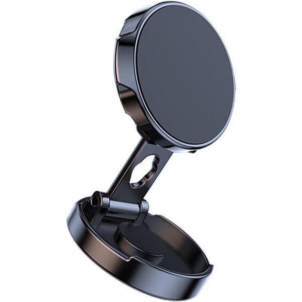 Soporte MagnéTico Plegable Para TeléFono De Coche Con RotacióN De 360 Grados Para Salpicadero, Color Negro-image
