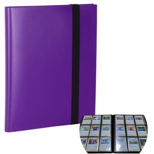Album Na Karty Z 9 Kieszeniami, 360 Arkuszy, Album Na Karty Pokemon, Sportowe, Yu-Gi-Oh Purple-image