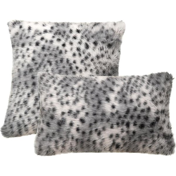 Compra Ahora 1PC Funda De Almohada Animal De Peluche Largo Con Manchas Suave CóModa Funda De CojíN DecoracióN Del Hogar Para Sofá Sala De Estar Funda De Almohada 30X50Cm-image