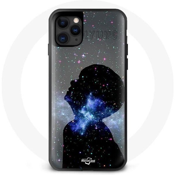 Funda Para Iphone 13 Pro - Maniacase - BTS Bangtan Boy Kim Taehyung - Silicona - Flexible - Negra Negro-image