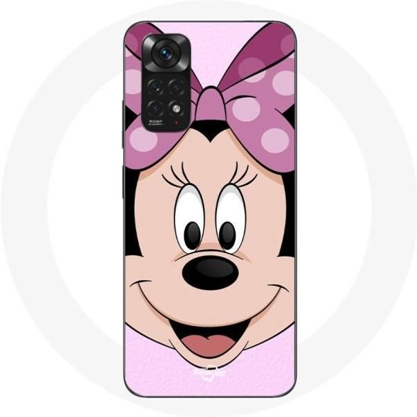 Funda - Xiaomi - Redmi Note 11 4G - Minnie Mouse - Dibujo Animado - Flexible - Rosa Color Rosa-image