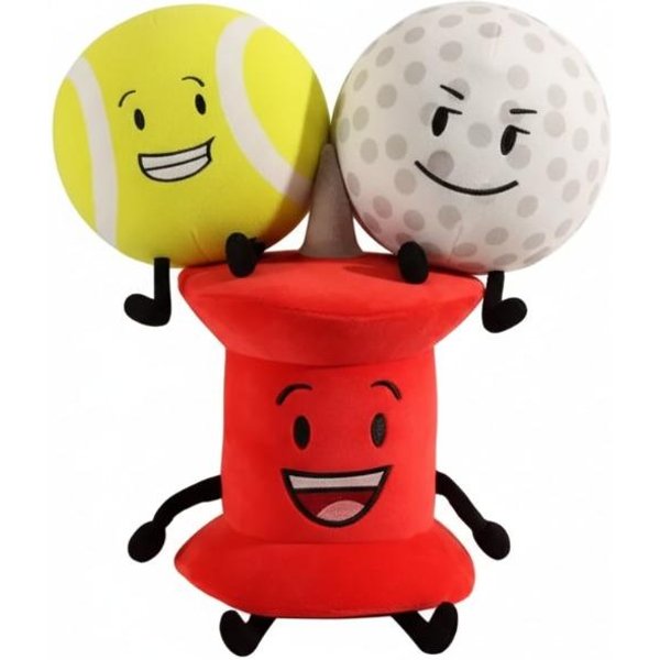 Peluche Bfdi Batalla Por La Isla Del SueñO Lindo Dibujo Animado Peluche Suave MuñEco Relleno Regalo NiñOs DecoracióN HabitacióN CumpleañOs-image