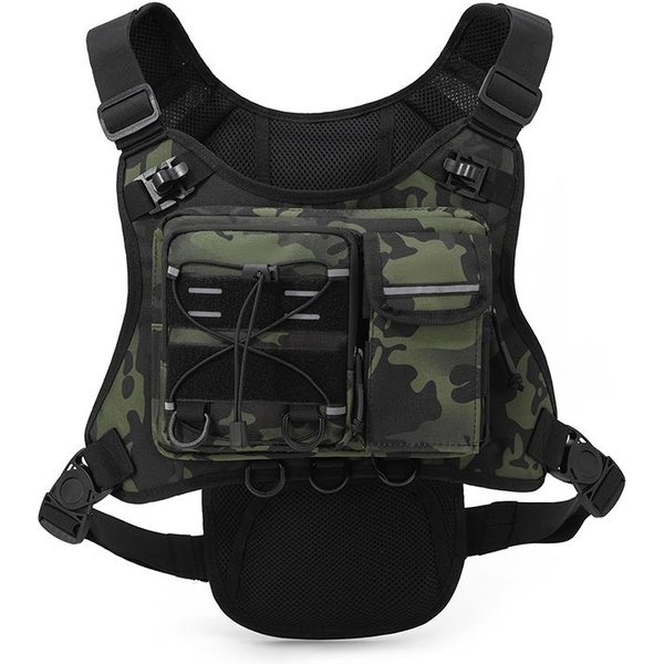 Chaleco De Running Pecho HidratacióN Mochila Deportes Al Aire Libre Para Senderismo Carrera MaratóN Bolsa Hombres Mujeres Deporte Camping Mochila-image