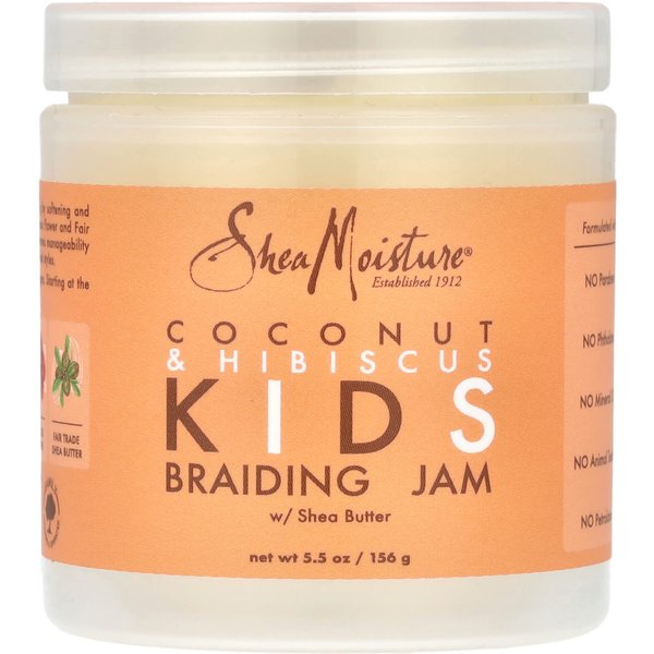 Sheamoisture, Mermelada Para NiñOs, Coco E Hibisco, Con Manteca De Karité, 5.5 Oz (156 Gramos) Beige-image