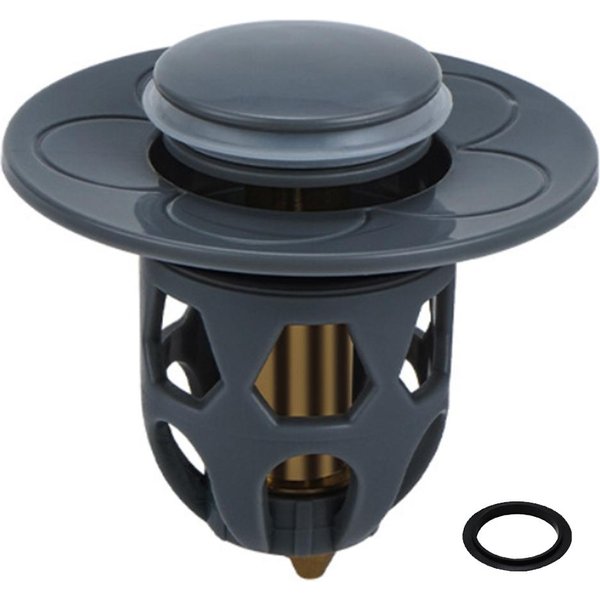 TapóN De Fregadero Acero Inoxidable TapóN Para Fregadero TapóN De DesagüE Universal Para Lavabo De Encimera TapóN De BañEra Black-image