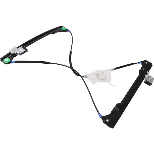 Regulador De Ventanilla De Coche Metal EléCtrico Control De Elevalunas Para Nuevo 1998 A 2010 Derecho (1C0837656C) Black-image