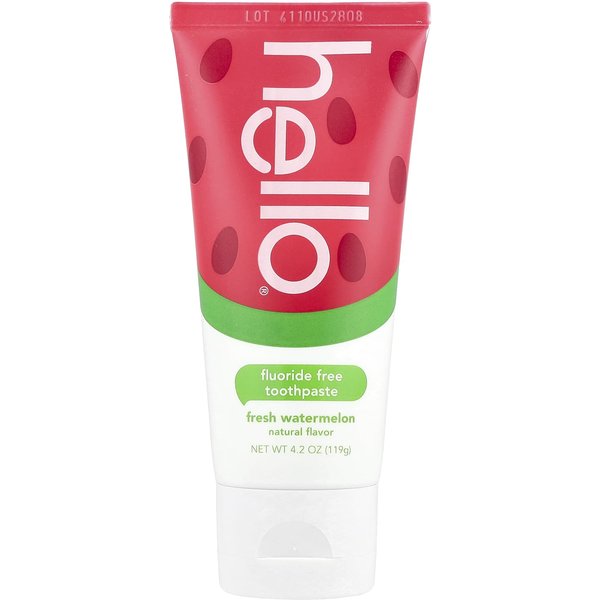 Hola, Kids, Pasta De Dientes Sin FlúOr, SandíA Fresca, 4.2 Oz (119 Gramos) Red-image