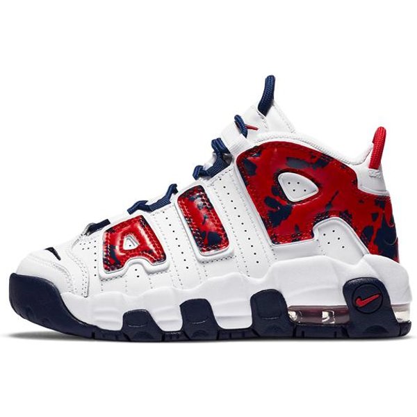 Nike Air More Uptempo Rojo Azul Camuflaje (Ps) 28-image