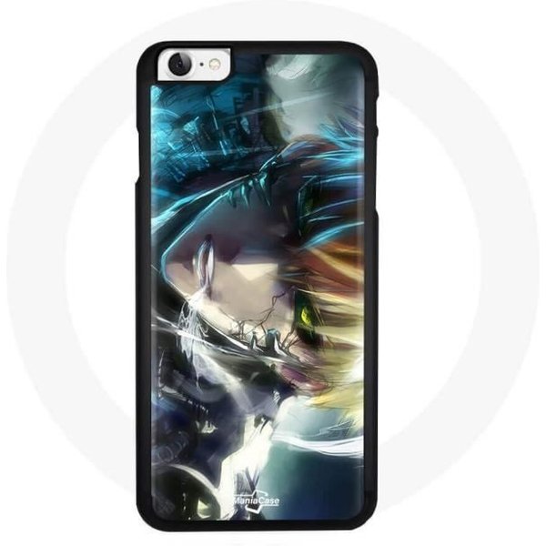 Funda Iphone 5 - Maniacase - Genos One Punch Man - Flexible - DiseñO úNico - Negro-image