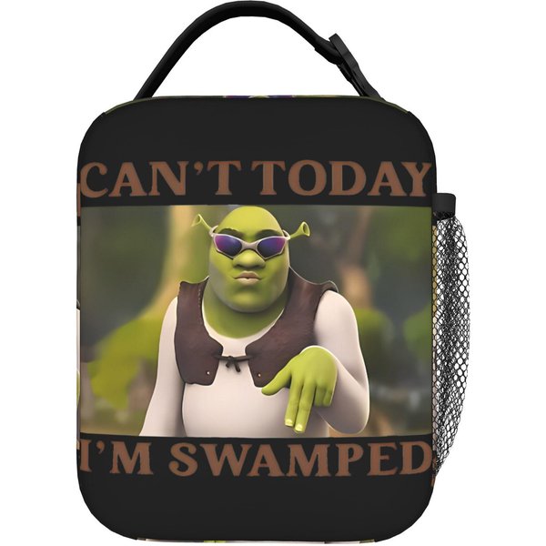 Shreks Nie Dziś Jestem Zawalone Izolowana Torba Na Lunch Termiczna Wielokrotnego UżYtku, Pojemnik Na PosiłEk Szczelny PudełKo Na Lunch Torba Tote Na Jedzenie One Size-image