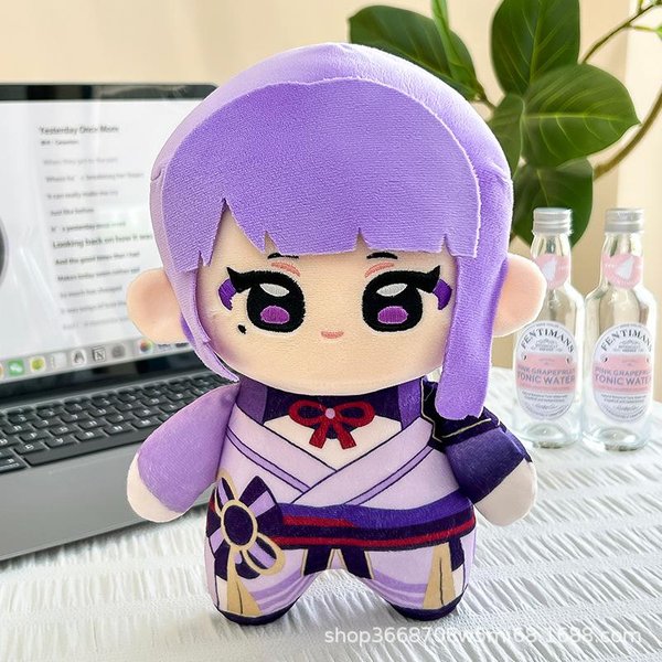Wysokiej JakośCi Pluszowa Zabawka Genshin Impact Postać Archonta Wypchana Lalka Nahida Diluc Raiden Shogun Zhongli Venti Ayato Pluszaki-image