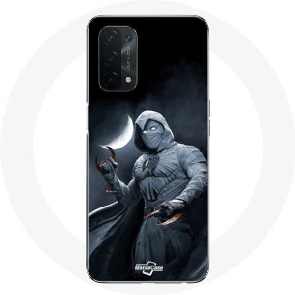 Funda Para Oppo A74 5G - Maniacase - Caballero De La Luna Batman - Flexible - Blanca - Mixta-image