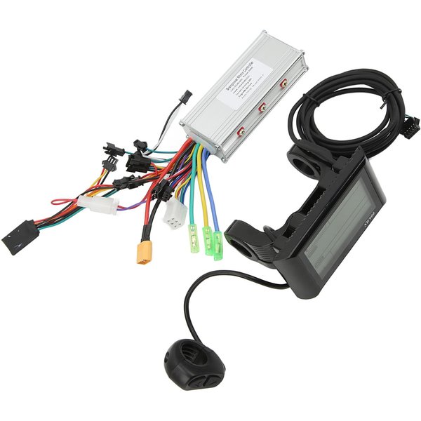 Kit De Controlador Sin Escobillas 48V 60V 500W Controlador De Motor EléCtrico Con Pantalla LCD Para Patinete EléCtrico Bicicleta EléCtrica-image