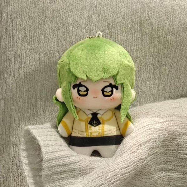 10Cm Anime Code Geass Lelouch Lamperouge C.C. MuñEco De Peluche Cosplay Lindo Colgante De Dibujos Animados Llavero Juguete De Peluche Regalo De CumpleañOs Beige-image