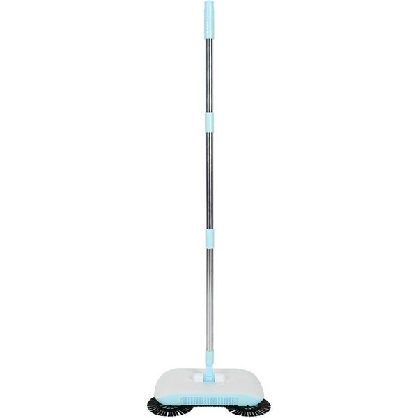 Barredora Manual De Empuje Para El Hogar MáQuina De Barrer Mopa Escoba Recogedor Herramientas De Limpieza De Suelosrosa Azul-image