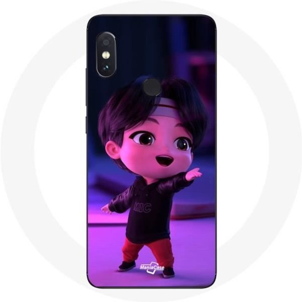 Funda Para Xiaomi Redmi Note 5 CáMara Dual AI BTS Tinytan Jin AnimacióN-image