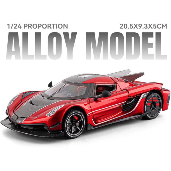 1:24 Knsg Jesko Absolut One 1 Gemera Gt Super SamochóD Metal Stopowy Odlewany Model Samochodu Symulacja Kolekcje DziecięCe Ozdoba ŚWięTo-image