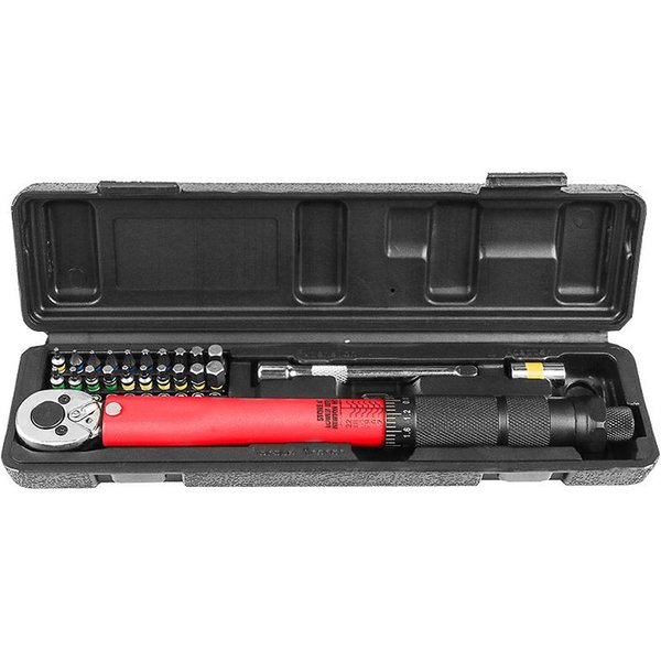 Juego De Llaves DinamoméTricas Ajustables De 14 Pulgadas, Kit De Llaves De 2 A 24 Nm, Herramienta Manual Para Bicicleta, Motocicleta Y Coche Varios Colores-image