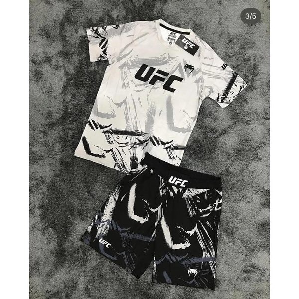 Camiseta De Entrenamiento De Equipo De Artes Marciales Mixtas UFC Para Hombre Sudadera De Running Fitness Ropa Deportiva Para Exterior Boxeo Lucha Conjunto 5XL-image