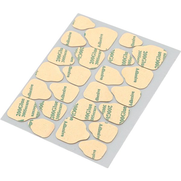 50 Hojas Adhesivos Doble Cara Para UñAs Pegatina De Pegamento Para UñAs Resina Pegatina De Pegamento Para UñAs Resistente Al Agua-image
