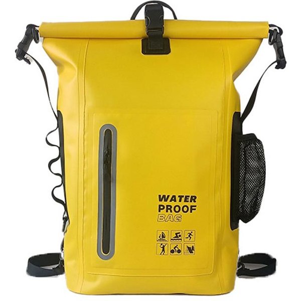 Wodoodporny Worek Suchy Na Kajak Plecak Do Dryfowania PłYwania DużY Trekking Rzeczny Na Ramię PlażOwy Nurkowanie Suchy Rafting Kajakarstwo PVC Torba Kempingowa-image