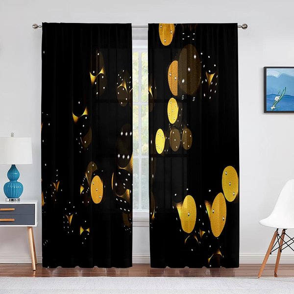 BiałE KośCi Gry StołOwe Szare Tiulowe ZasłOny Do Salonu Sypialni Kuchni Dekoracja Nowoczesne Przezroczyste Woalowe ZasłOny ZasłOny Okienne 1 PCS W100Xh250Cm&Grommet Top-image