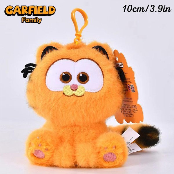 Oryginalny Garfield MięKkie Pluszowe Zabawki Breloczek Uroczy Kot Anime Pluszowe ZwierząTka Lalki Peluche Kawaii KreskóWka Garfield Wisiorek Prezenty-image