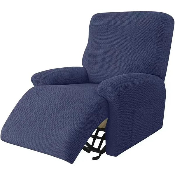 Funda De Sofá Reclinable Jacquard Antideslizante Funda De Sofá Lazy Boy Todo Incluido Funda Para Sofá De Un Solo Asiento SillóN 4 Piezas/Set-image