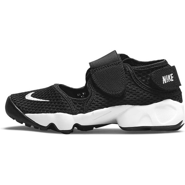 Nike Air Rift Resistente Al Deslizamiento AmortiguacióN Resistente A La AbrasióN Transpirable CañA Baja Zapatillas De Running Para NiñOs Negro Blanco Unisex 322359-014 38.5 Black-image