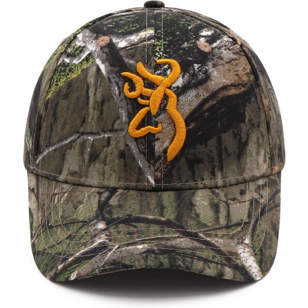 Gorra De BéIsbol Camuflaje Browning - Gorra Unisex Para Exteriores Con ProteccióN Solar Adjustable-image