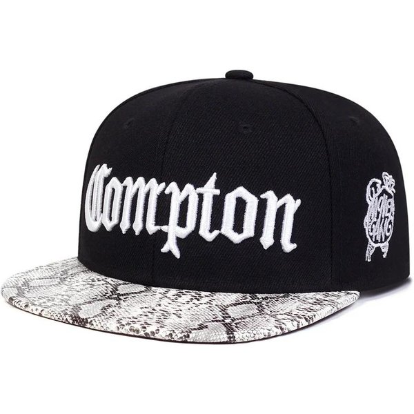 Gorras De BéIsbol Unisex Con Bordado De Compton Primavera OtoñO Aire Libre Ajustables Casuales Hip-Hop Gorras De Camionero Sombrero Protector Solar Gray-image