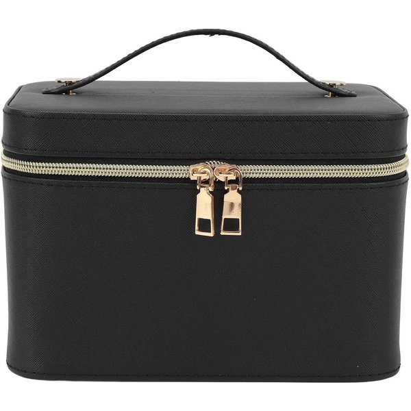 Kosmetyczka Z Lusterkiem Led Organizer Na Kosmetyki Etui Kosmetyczne 3 Kolory śWiateł ŁAdowana Przez Usb Wodoodporna Pu Kosmetyczka Do MakijażU-image