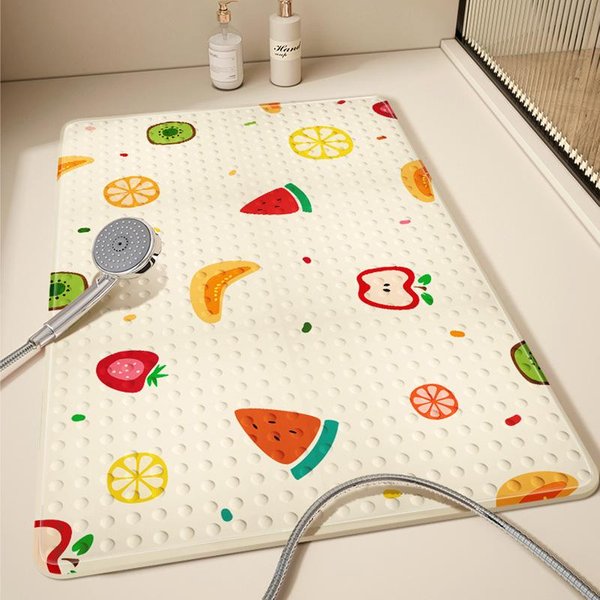 Alfombrilla Antideslizante Para BañO Ducha BañO Infantil Almohadilla Para Pies AnticaíDa Ventosa Inodoro Impermeable Alfombrilla De Suelo Para BañO 50*80CM-image