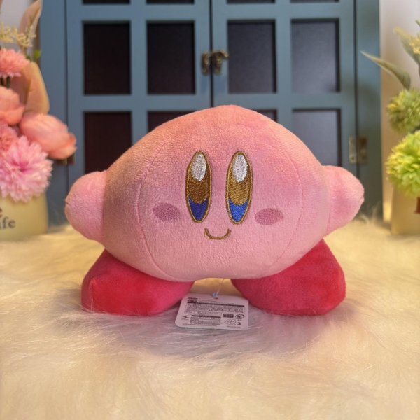 Kawaii Gwiezdny Kirby Szary Kirby Duch Kirby RóżOwy Niebieski Zielony Czerwony Pluszowa Zabawka Uroczy Gwiezdny Kirby Lalka Serce Prezent Urodzinowy Dla Dziecka-image