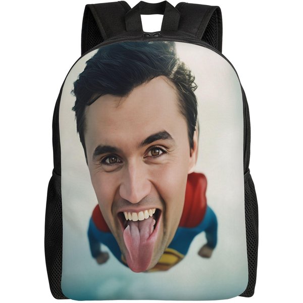 Mochila Charlie Kirk Unisex PoliéSter Mochilas Universitarias Grandes Casuales Bolsas De Escuela Secundaria Rucksack (As The Picture,As Picture)-image
