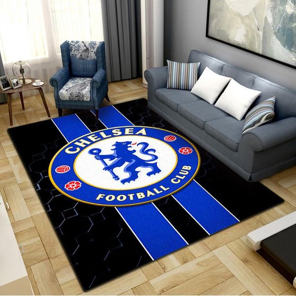 Dywanik Chelsea FC Do Salonu, Sypialni, Domu, Dekoracja Sofy, AntypośLizgowa Mata PodłOgowa Dla Dzieci 70X100Cm( 27X39In )-image