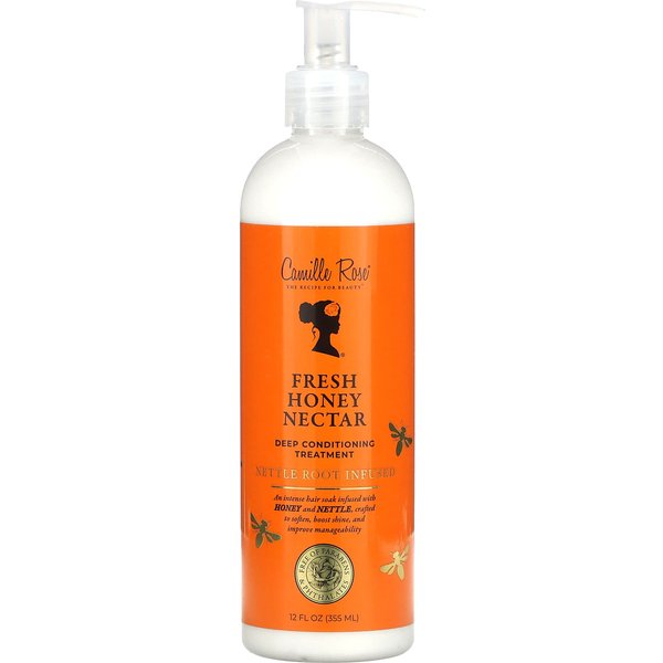Camille Rose, Fresh Honey Juice, Deep Conditioning Treatment, 12 Fl Oz (355 Ml) Orange-image