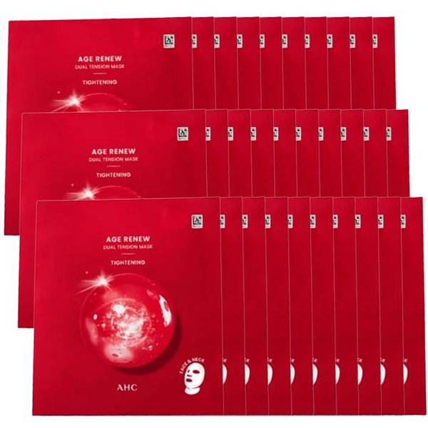 AHC AGE Renew Krem NapinająCy 50 Ml / Serum 25 Ml / MgiełKa Kremowa 100 Ml / Krem Pod Oczy 30 Ml / Maska W PłAchcie 28 G (26 Opcji) #Mask Pack 30 Sheets-image