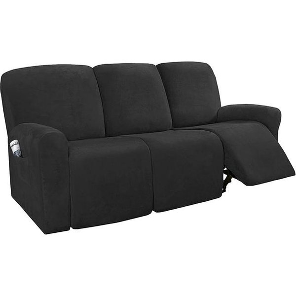 Aksamitny Pokrowiec Na Sofę RozkłAdaną Do Salonu Pokrowiec Na Fotel RozkłAdany Pokrowiec Na Sofę Pokrowce Na Fotele RozkłAdane Pokrowiec Na Sofę 1 2 3 4 Miejscowy Do Domu 1 Seat(22-33Inch)-image